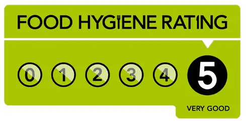 5 star Food Hygiene Rating