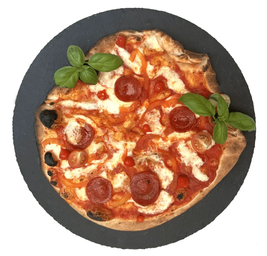 Wallace and Dough - Spicy pepperoni pizza